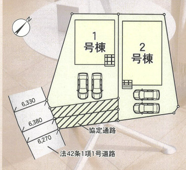 CRADLE GARDEN下里見の区画図