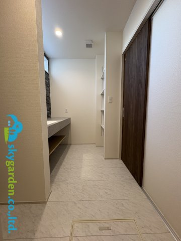 茅ヶ崎市浜須賀　新築戸建　全2棟2号棟の脱衣所