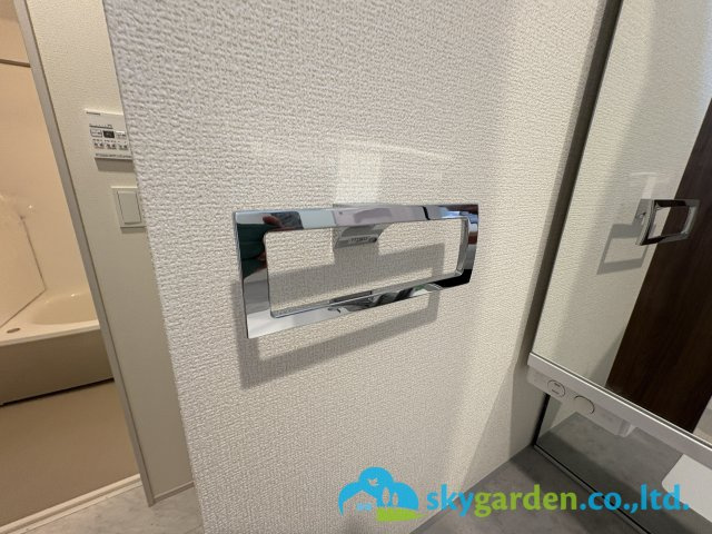 茅ヶ崎市浜須賀　新築戸建　全2棟2号棟のその他|洗面台のタオル掛け