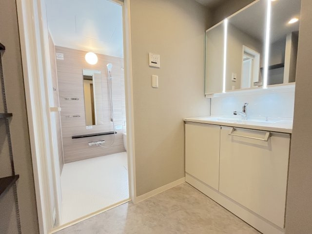 アイランドタワースカイクラブC棟の洗面所