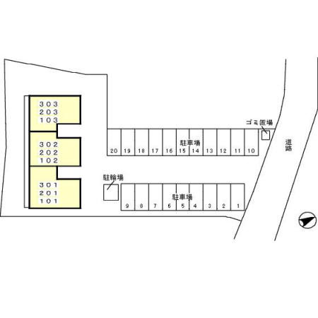 M’s Ⅱの区画図