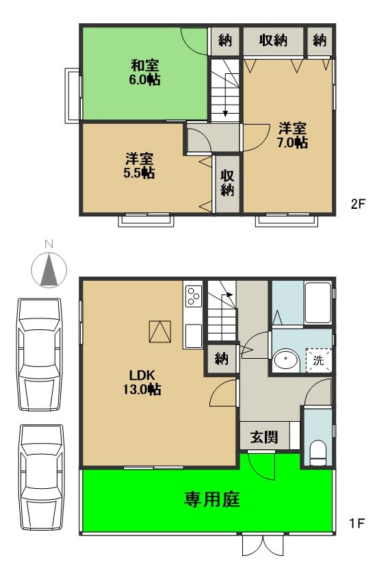 サンヴィレッジの間取り