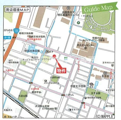【地図】 | 明石市大道町1丁目　新築戸建　仲介手数料無料！ | 明石市大道町1　新築　仲介手数料無料・神戸！