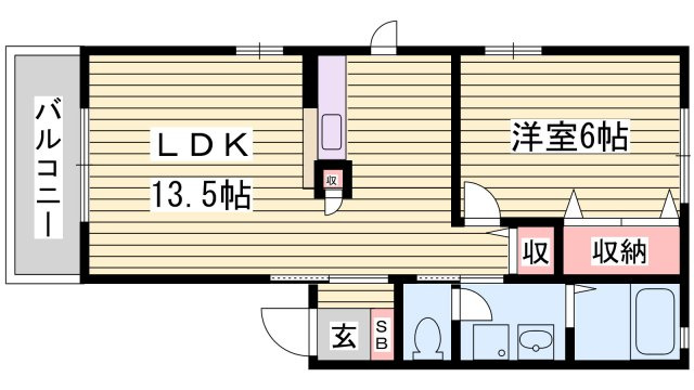 フレーズ上の山の間取り