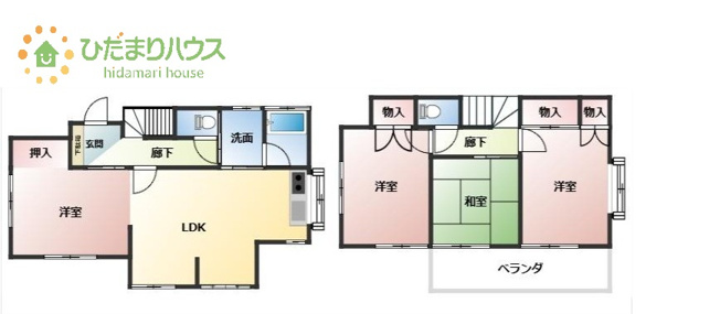 【間取り】 | 柏市高田　中古戸建 | 大家族でも安心の広々4LDK！