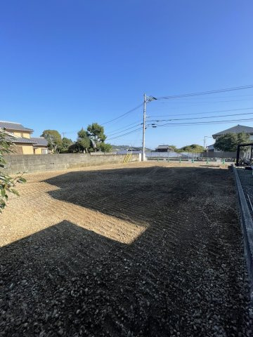 萩生岸ノ下　売土地の外観|夕方の撮影