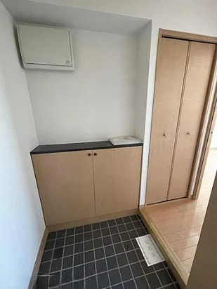 ラグジュアリーアパートメント文京千石＃０２の玄関|靴箱つき