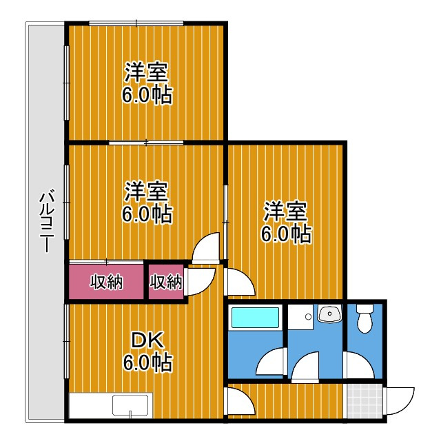 第2岡本ハイツの間取り