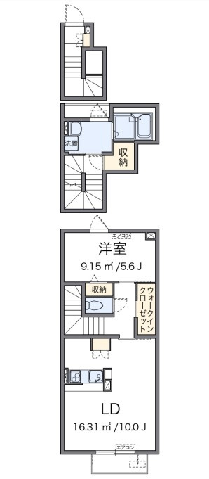 KEEP　NEXTⅠの間取り