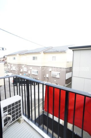 パークハイツ法典Nのバルコニー