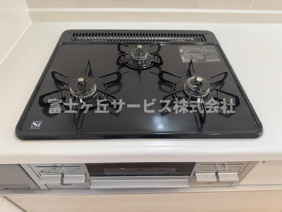 【その他】 | 静岡市清水区船原2丁目 3期 新築一戸建て 2号棟 | 3口コンロがあります