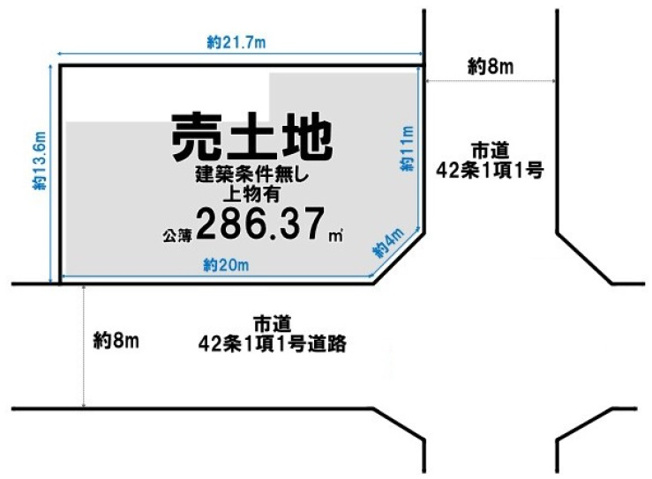 【土地図】 | 十三東１丁目土地 | 阪急全線「十三」駅徒歩５分