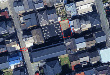 中園貸家の区画図