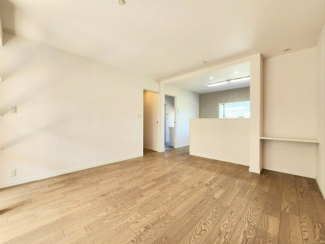 【リフォーム × 中古戸建て】北九州市門司区吉志6丁目の居間・リビング|約17帖のLDK♪