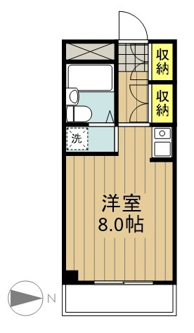 シャトーレ山内の間取り