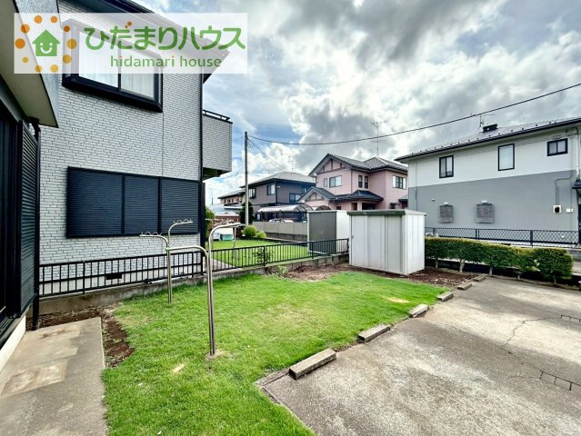 【庭】 | つくば市羽成　中古戸建 | お庭付物件になります！お庭遊びや、プールなどお子様も大喜び(^^)