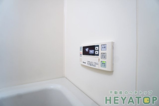 【浴室】 | 追焚き機能付き給湯器リモコン（同仕様写真）
