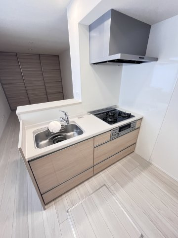 大阪市城東区永田１丁目の賃貸マンションのキッチン