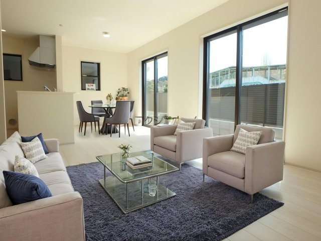 入間市仏子・全3棟　新築一戸建　2号棟　の外観|現地写真（2026年1月27日撮影）