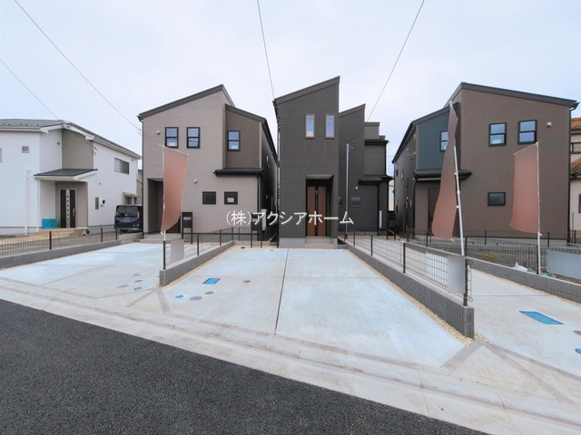 入間市仏子・全3棟　新築一戸建　2号棟　の前面道路含む現地写真|現地写真（2025年11月21日撮影）