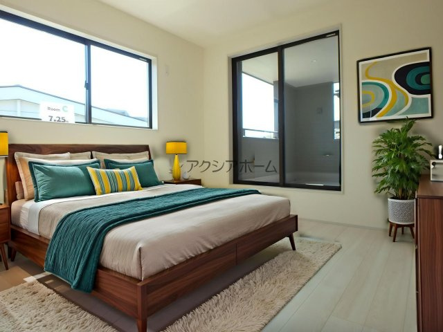 入間市仏子・全3棟　新築一戸建　2号棟　の玄関|現地写真（2026年1月27日撮影）