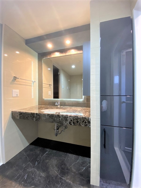 ヒルズレジデンシャルD23の独立洗面台