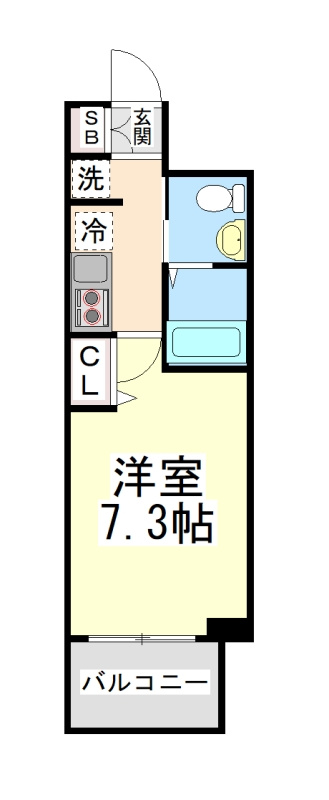 セレニテ神戸元町の間取り