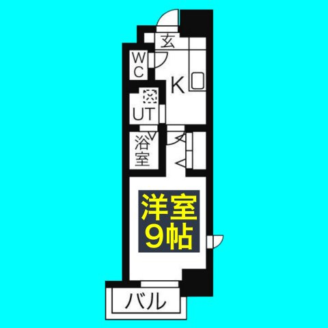 リシュドール鶴舞公園の間取り