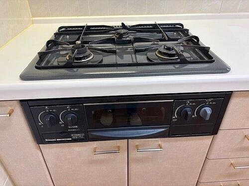 アルファステイツ昭和町の設備|ガスコンロ　原状回復工事後/2025年7月