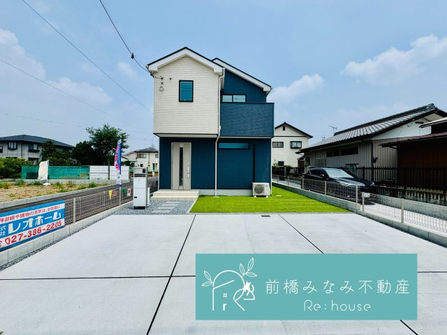 高崎市江木町　1号棟(全3棟)　リナージュ　新築建売分譲の外観|外観は落ち着いています
