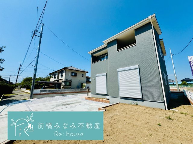 前橋市川曲町第２　３号棟(全３棟)　リーブルガーデン　新築建売分譲の外観|外観は落ち着いています