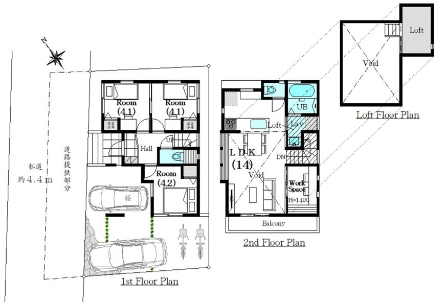 ◇令和7年12月完成予定◇泉区和泉が丘1丁目 新築戸建 3780万円の間取り