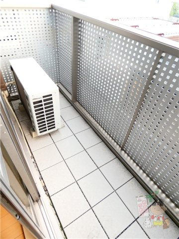 グレースメゾン湊　Ｆのバルコニー