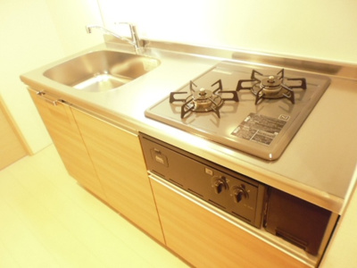 【キッチン】 | リーガランド方南町 | 2口コンロのシステムキッチン。