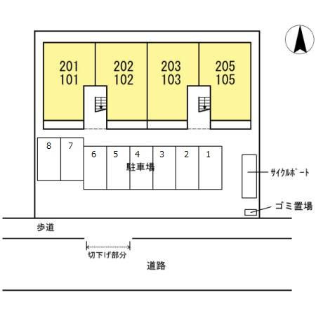 Stay Grateful（ステイ　グレイトフル）の区画図