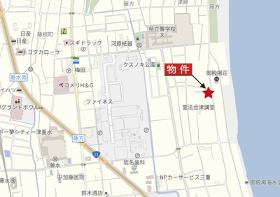 【地図】 | 津市藤方 | 広域Map
