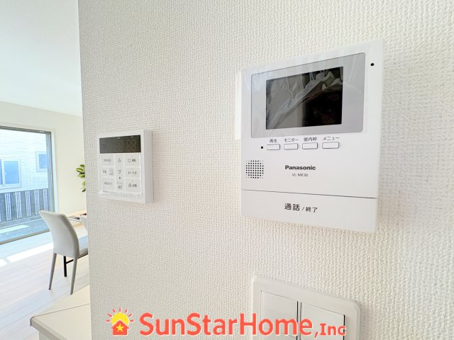 【サンスターホーム】青梅市新町　新築2号棟の防犯設備