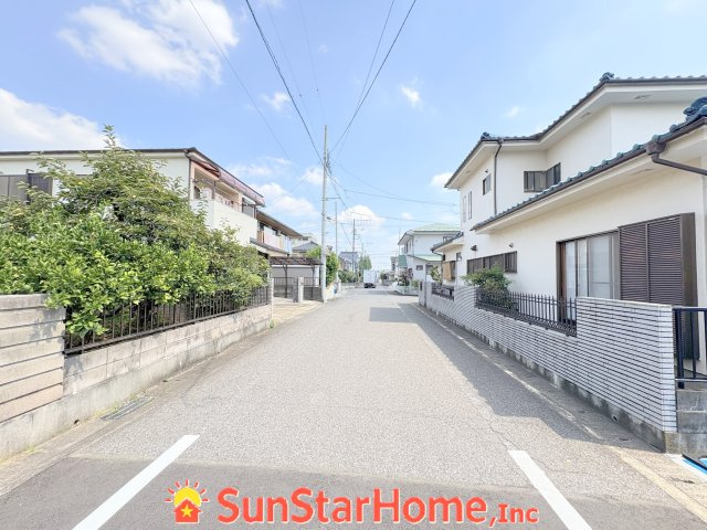 【サンスターホーム】青梅市新町　新築2号棟の前面道路含む現地写真