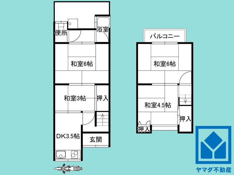 宇治市小倉町南浦の間取り|図面と現況が異なる場合は現況を優先いたします。
