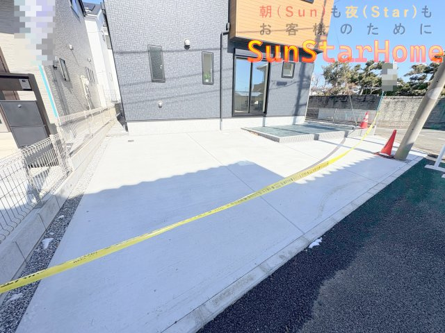 【サンスターホーム】あきる野市野辺　新築5号棟の駐車場