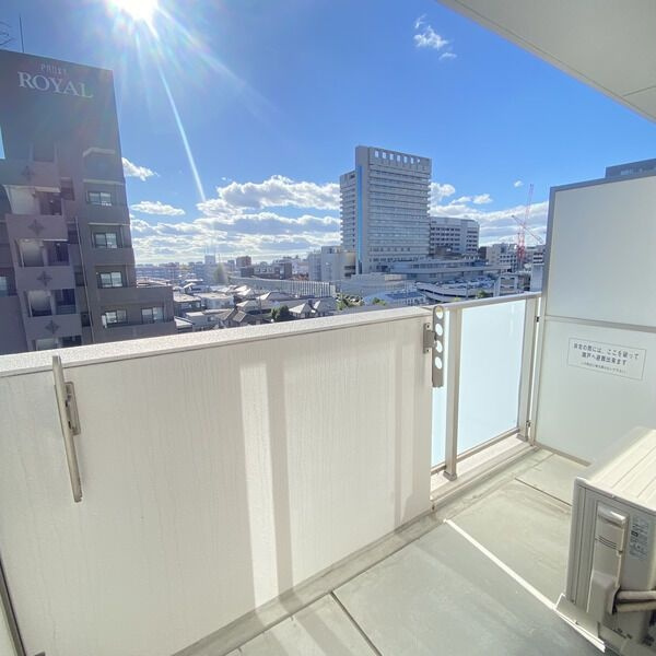 エントピア桜山のバルコニー