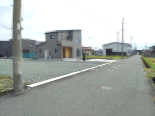 SUNタウン中央Ⅲ-5（南）の前面道路含む現地写真