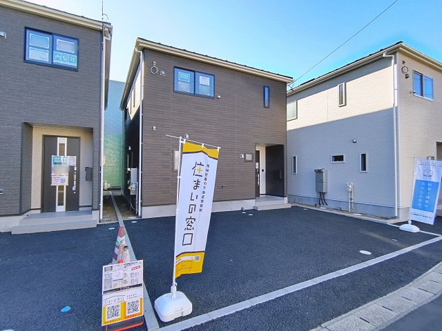 新築戸建・建売　郡山市開成5丁目　制震+耐震構造　開成小・第一中の外観|【1月10日時点】撮影