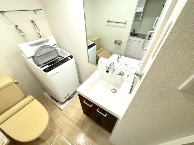 シィダーヴィレッジの洗面所