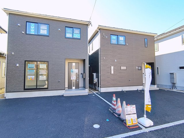新築戸建・建売　郡山市開成5丁目　制震+耐震構造　開成小・第一中の外観