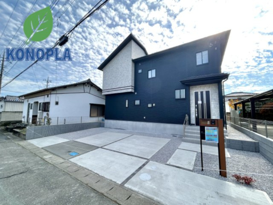 【新築戸建】高崎市吉井町長根　の外観|■外観｜土日のご見学はもちろん、平日・夜間のご案内も大歓迎です♪「今から見たい」や「仕事終わりに見たい」にもご対応できますのでお気軽にお問い合わせください♪