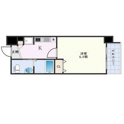 プレサンスNEO長堂アウローラの間取り