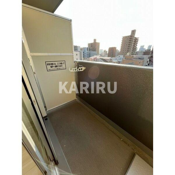 コートエスト都島のバルコニー