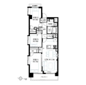【間取り】 | セザール本所吾妻橋：三方向角部屋の３ＬＤＫ家具・エアコン付きリノベーション物件は各居室収納・窓付きのお部屋となっております！