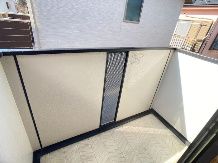 プルミエール相模原のバルコニー